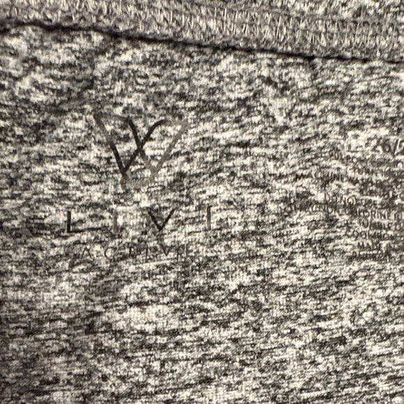 Livi Active Charcoal Heather Leggings with Rose Gold Sequin Ankles 7/8 length - Picture 2 of 5